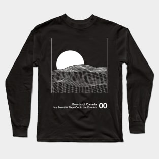 In a Beautiful Place Out in the Country - BOC / Minimal Style Graphic Artwork Long Sleeve T-Shirt